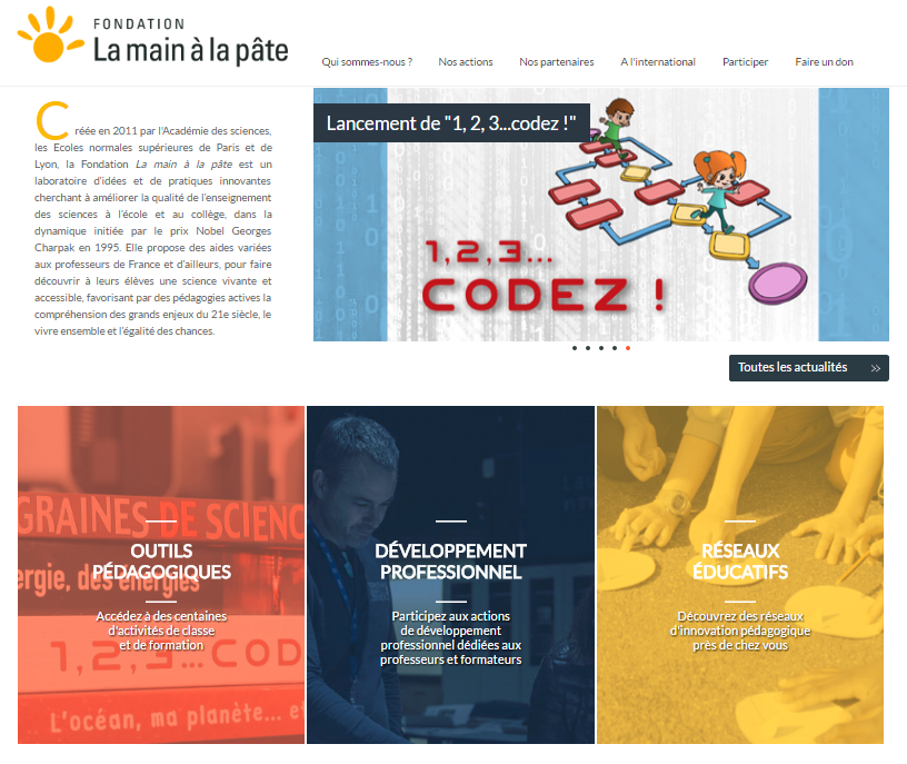 page accueil site 