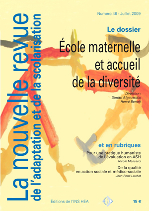 Couverture de La nouvelle revue de l'adaptation et de la scolarisation, n°46