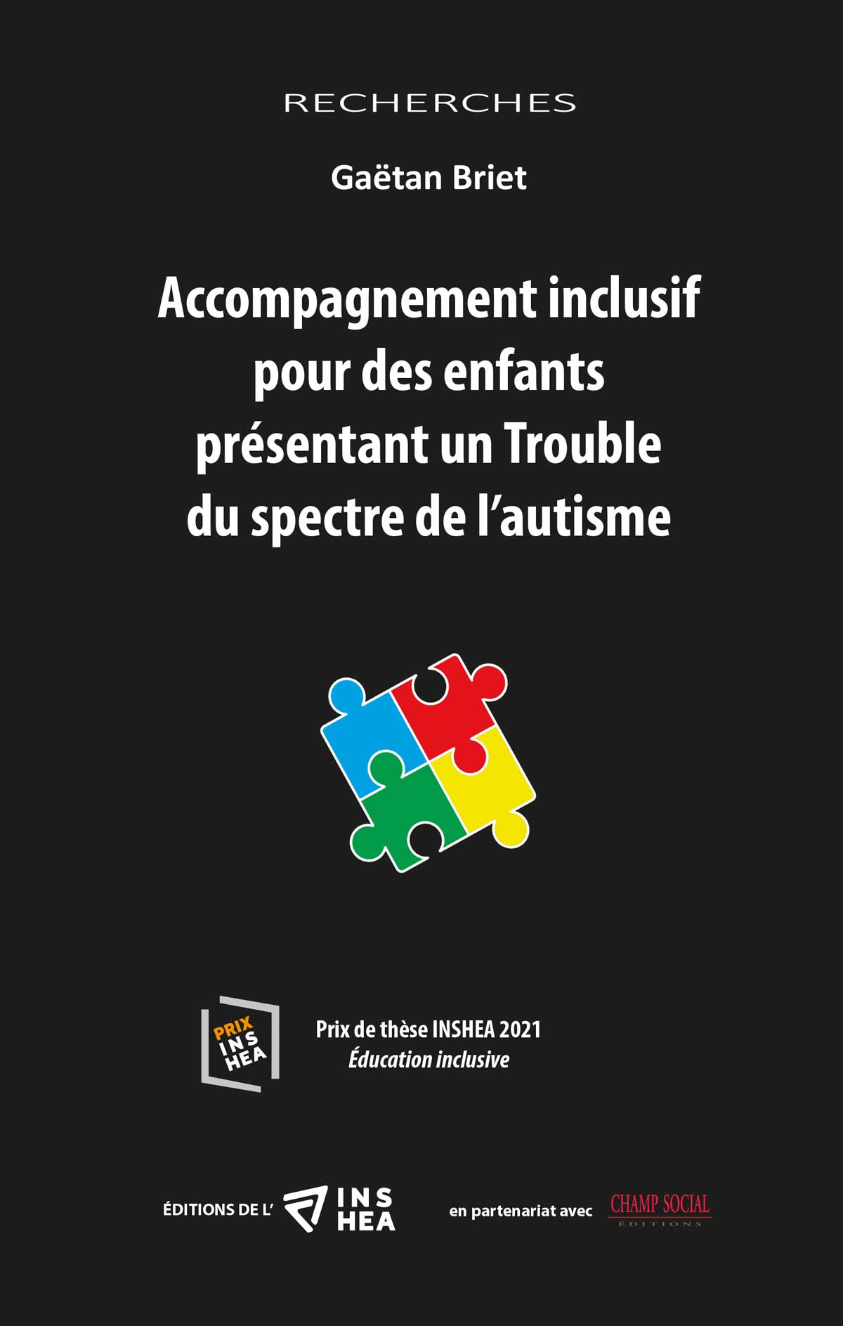 Couverture de l'ouvrage Accompagnement inclusif pour des enfants présentant un Trouble du spectre de l’autisme